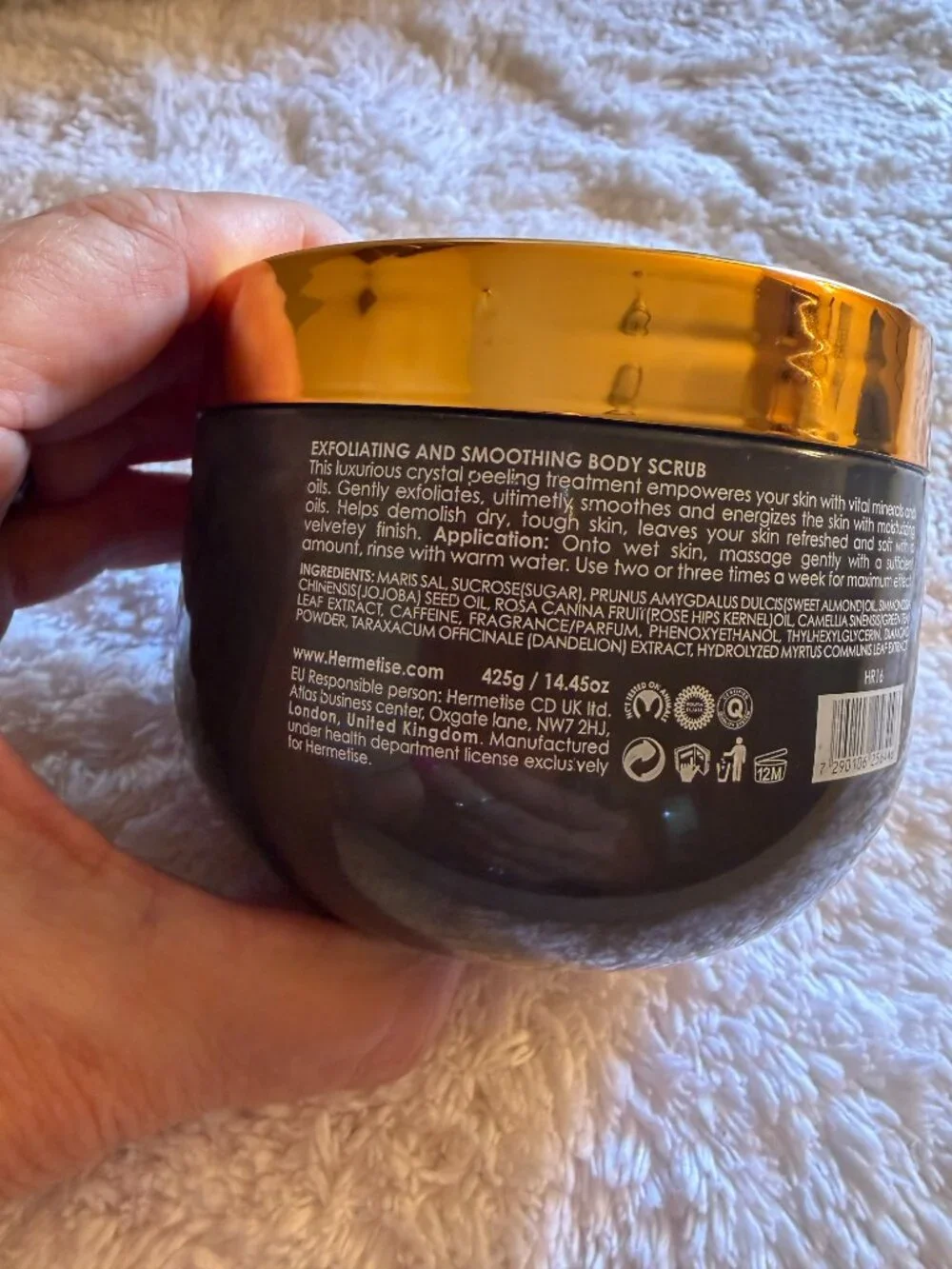 Hermetise Professional Body Butter & Exfoliating Body Scrub Set | New Sealed.